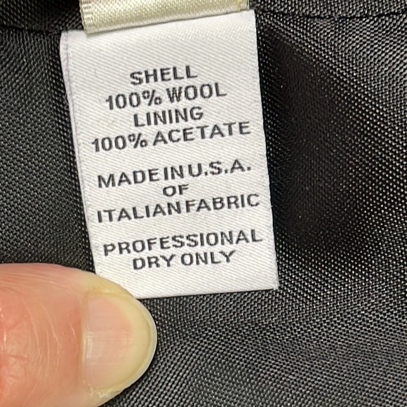 Fleurette Double Breasted 100% Wool Peacoat in Midnight Navy Blue Sz 2 - Picture 12 of 13